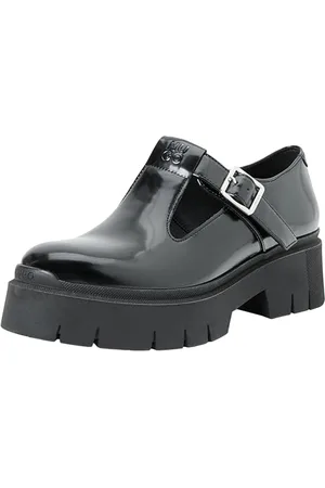 HUGO BOSS Kris_Maryjane_BROF, Sandalo Donna, Black, 40 EU