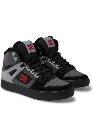 Dcshoes Pure High Top WC WNT, Scarpe da Ginnastica Uomo, Grigio/Nero/Rosso, 41 EU