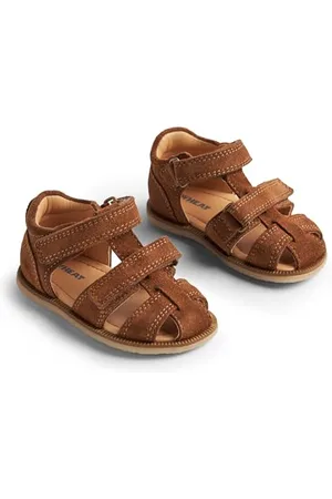 WHEAT Sandalo Chiuso Baya-Unisex-Vera Pelle, Scarpe per Chi Inizia a Camminare Bambini, , 25 EU