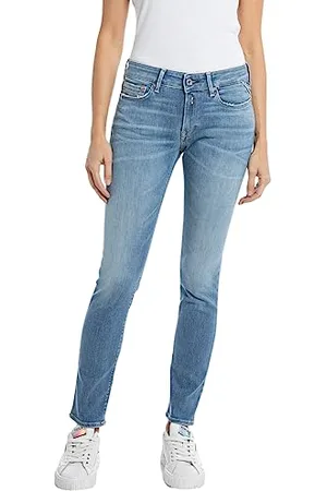 Replay WH689 New Luz Power Stretch Modal Jeans, , 27W / 28L Donna