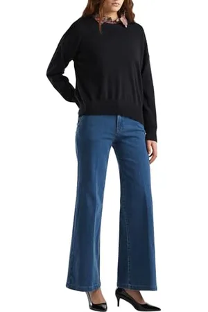 Benetton Pantalone 4AC6574X5 Jeans, , 40 Donna