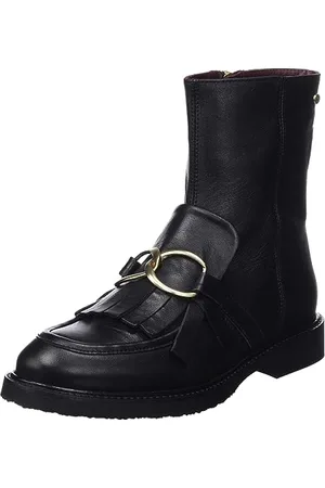Fred de la Bretoniere Paris Boot con Dettagli Decorativi, Stivale alla Caviglia Donna, , 36 EU