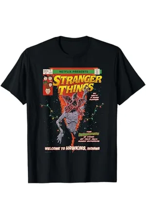 Stranger Things Welcome to Hawkins Comic Maglietta