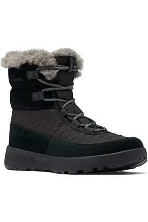 Columbia Slopeside Peak Luxe, Stivali da neve Donna, Black/Graphite 2023 , 37 EU