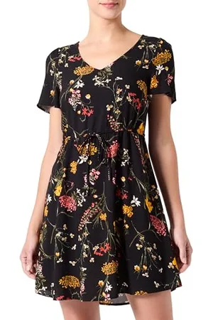 VERO MODA Vmeasy SS Short Dress R1 Wvn Ga Abito Estivo, , M Donna