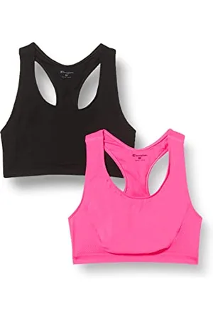 Champion Athletic C-Tech Quick Dry Metallic Small Logo Pack Medium Support Reggiseno sportivo, Donna, , L