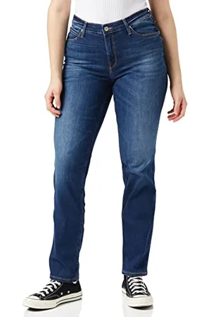 Lee Marion Straight, Jeans, Donna, , 32W / 33L