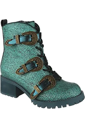 Irregular Choice Fibbia Boost, Stivali alla Moda Donna, , 42 EU