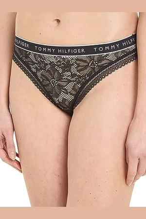 Tommy Hilfiger Perizoma Donna Thong Tanga, (Black), L