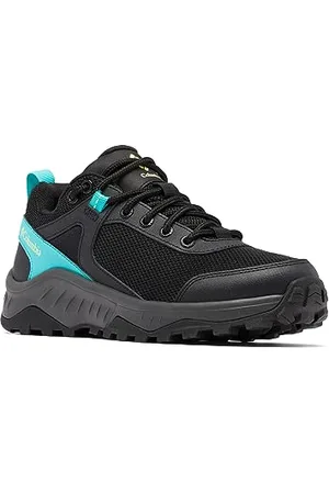 Columbia Trailstorm Ascend WP, Scarpe da trekking basse Donna, Black/Bright Aqua , 41.5 EU