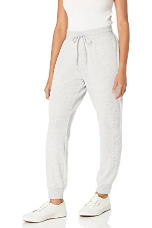 Juicy Couture Iconico Logo Jogger Pantaloni da Tuta, Grigio Erica Chiaro, M Donna