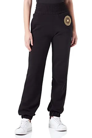 KENDALL + KYLIE KENDALL & KYLIE K&K W Art Patch Classic Sweatpants KKW3711701, Black, M Women