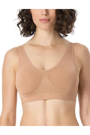 Schiesser Bustier mit Herausnehmbaren Pads Nahtlos-Classic Seamless Reggiseno Sportivo, , S Donna
