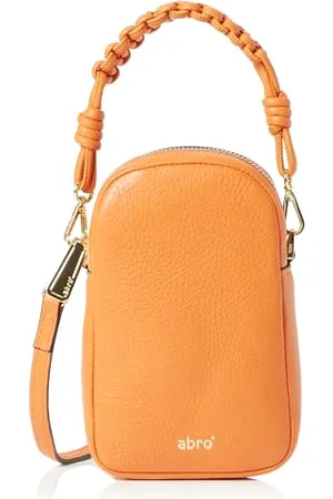 Abro+ Telefono-Borsa Poppy, Unisex-Adulto, (Arancione)