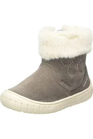 Geox B Omar Girl Wpf A, Stivaletti Bambine e ragazze, Grigio (Smoke Grey), 21 EU