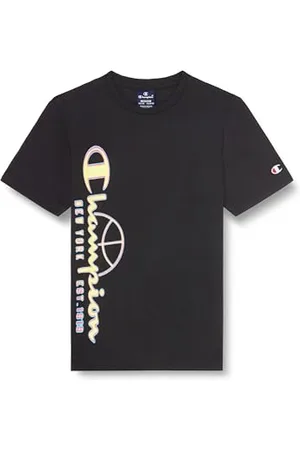 Champion Legacy Modern Basket B - Quick-Dry Micromesh S/S Crewneck T-Shirt, , 9-10 Anni Bambini e Ragazzi SS24
