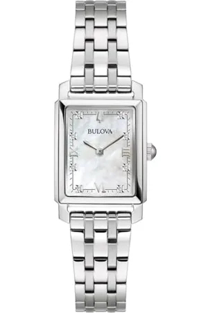 BULOVA Orologio Analogico Classico Donna con Cinturino in Acciaio Inossidabile 96P244