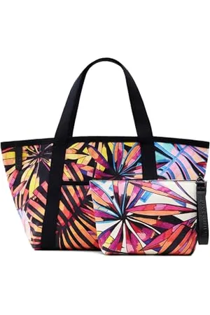Desigual Bag, Borsa Tropical Beach Meri 8035 Blazing Donna, Giallo, Taglia Unica