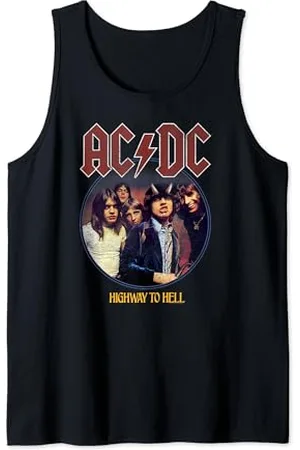 AC/DC ACDC Highway To Hell Circle Rock Music Band Canotta