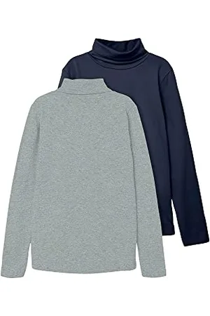 NAME IT Nknviggo 2p LS Slim-Maglia a Collo Alto, Modello O Noos Maniche Lunghe, , 158/164 cm Unisex-Adulto