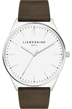 liebeskind Orologio analogo Quarzo Unisex-Adulto con Cinturino in Pelle di Mucca LT-0326-LQ