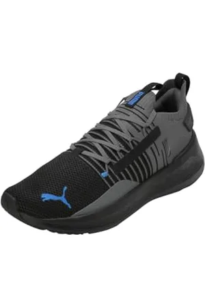 PUMA Softride Symmetry Fuzion, Road Running Shoe Unisex-Adulto, Black-Cool Dark Gray Team Royal, 37 EU