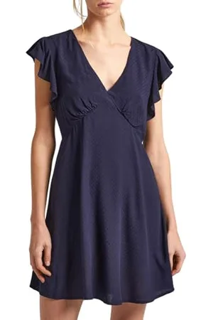 Pepe Jeans Camila, Vestito Donna, (Dulwich Blue),M