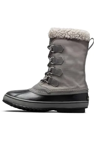 sorel 1964 Pac Nylon WP, Stivali da Neve Impermeabili, Uomo, Quarry/Dove 2024/2025, 48 EU