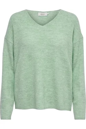 ONLY ONLCAMILLA V-Neck L/S Pullover Knt Noos Maglione Lavorato a Maglia, , M Donna