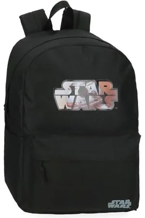 STAR WARS Joumma Zaino Scuola 15,6" Nero 31,5 x 45 x 15 cm Poliestere 21,26 L, Nero, Taglia unica, Zaino scuola adattabile a carrello