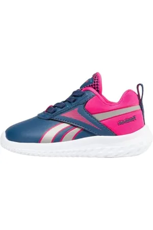 Reebok Rush Runner 5 Syn TD, Sneaker Bimba 0-24, UNIBLU/Pewter/SEPRPI, 22.5 EU