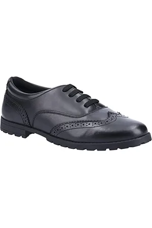Hush Puppies Eadie, Scarpe Stringate Brouge, (Black), 33 EU