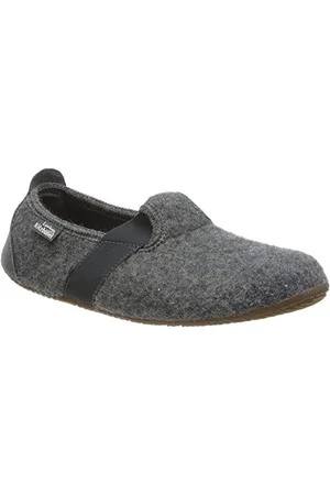 Living Kitzbühel Living KitzbuhelT-model Uni - Pantofole Ragazzi , Grigio (Grey (Grau 610)),24 EU(7 UK)