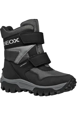 Geox J Himalaya Boy B ABX, Scarpone da Neve, Anthracite/Black, 38 EU
