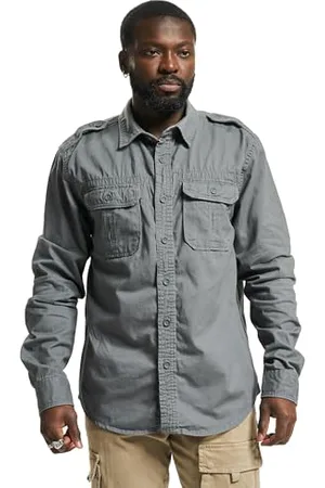 Brandit Vintage Shirt Long Sleeve, Uomo, , 5XL