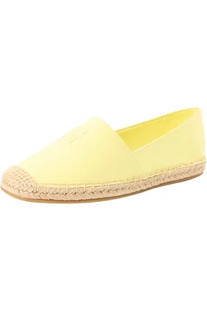 Tommy Hilfiger Embroidered Flat Espadrille FW0FW07721, Espadrillas Donna, Giallo (Yellow Tulip), 38 EU