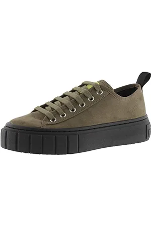 victoria 1270105-WOMEN Sneaker Abril Pelle Scamosciata Riciclato & Suola Spessa a Collo Basso Donna 36