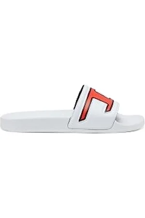 Diesel MAYEMI, Sandali Uomo, White/Red-H8985, 44 EU
