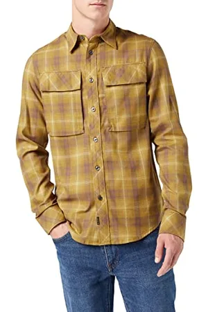G-Star Uomo Navy Seal Regular Shirt, (oxide ocre carter check D20167-D196-D408), M