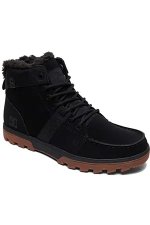 Dcshoes Woodland, Scarpe da Ginnastica Uomo, Black/Gum, 38 EU