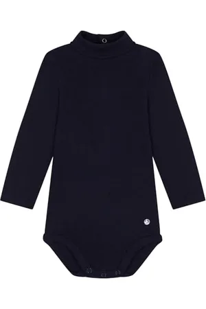 Petit Bateau A0BQF Body A Maniche Lunghe Con Collo Alto Bimbo 0-24 24 Mesi