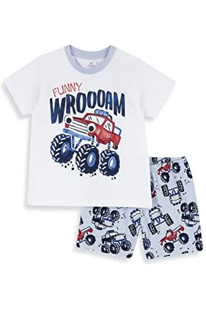 chicco Pigiama corto con jeep in cotone leggero, Pigiama Bambini e ragazzi, , 10 anni