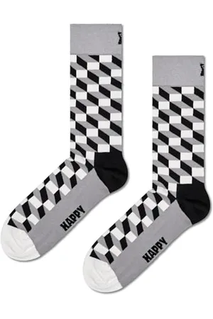 Happy Socks Filled Optic Sock Calzini, , 7-11 Unisex