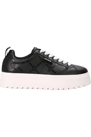 HUGO BOSS HUGO Lyssa_Tenn_pupntfly, Scarpe da Ginnastica Donna, Black, 36 EU