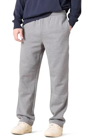 Amazon Pantaloni Sportivi in Pile con Fondo Aperto (Disponibili in Taglie Extra Forti) Uomo, , XXL Plus
