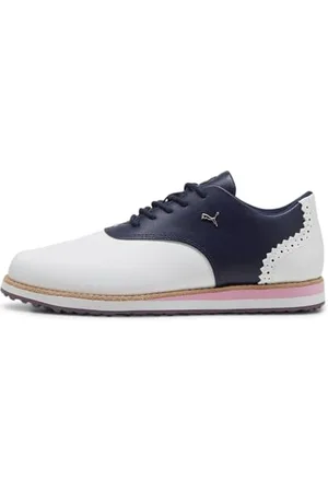 PUMA Avant Wmns, Golf Shoe Donna, White Deep Navy, 42.5 EU