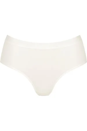 Sloggi Donna Go Casual Midi, Silk Bianco, S