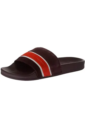 Scotch&Soda FOOTWEAR Galvyn, Ciabatte Uomo, Multicolore (Bordeaux S520), 45 EU