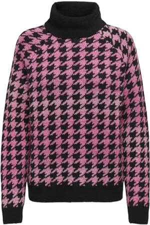ONLY Onlberta LS Jq Rollneck Knt Maglione Lavorato a Maglia, , L Donna