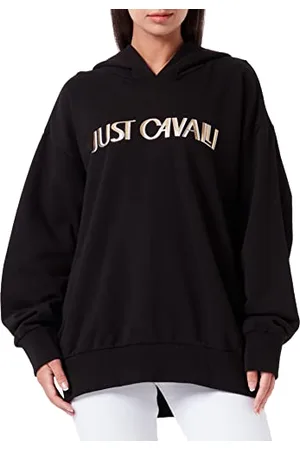 Roberto Cavalli Felpa Maglia di Tuta, 900 Black, XL Donna